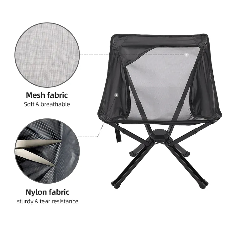  New Design Camping Moon Chair Portable Folding Camping Fishing Chair
